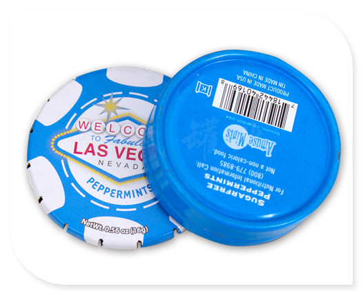 小號圓形薄荷糖鐵盒 小號圓形薄荷糖鐵盒背面圖